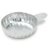 Globe Scientific 8309 Aluminum Dish 30mm 0.3g (8mL) Crimped Side with Tab
