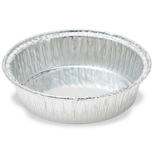 Globe Scientific 8313 Aluminum Weigh Dish 70mm OD 75ml Crimped Side and Curled Lip