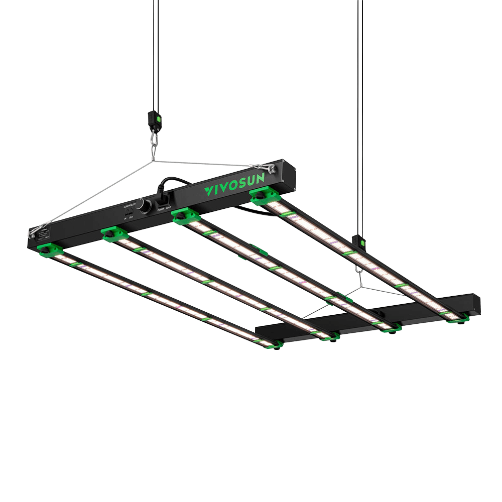Vivosun VSFD4500 Full Spectrum LED Grow Light Bar 450W, Detachable Design with 6 Dimming Option