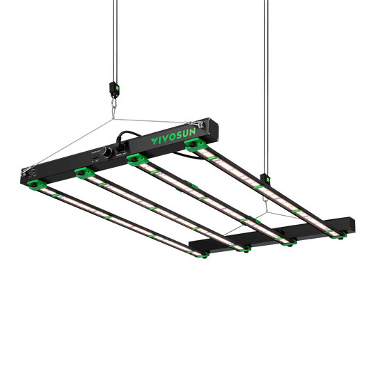 Vivosun VSFD4500 Full Spectrum LED Grow Light Bar 450W, Detachable Design with 6 Dimming Option