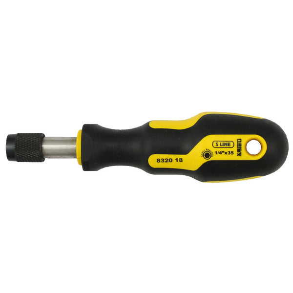 Narex Tools 832018 Magnetic Screwdriver For Bits S Pojistkou 1/4" x 35 mm