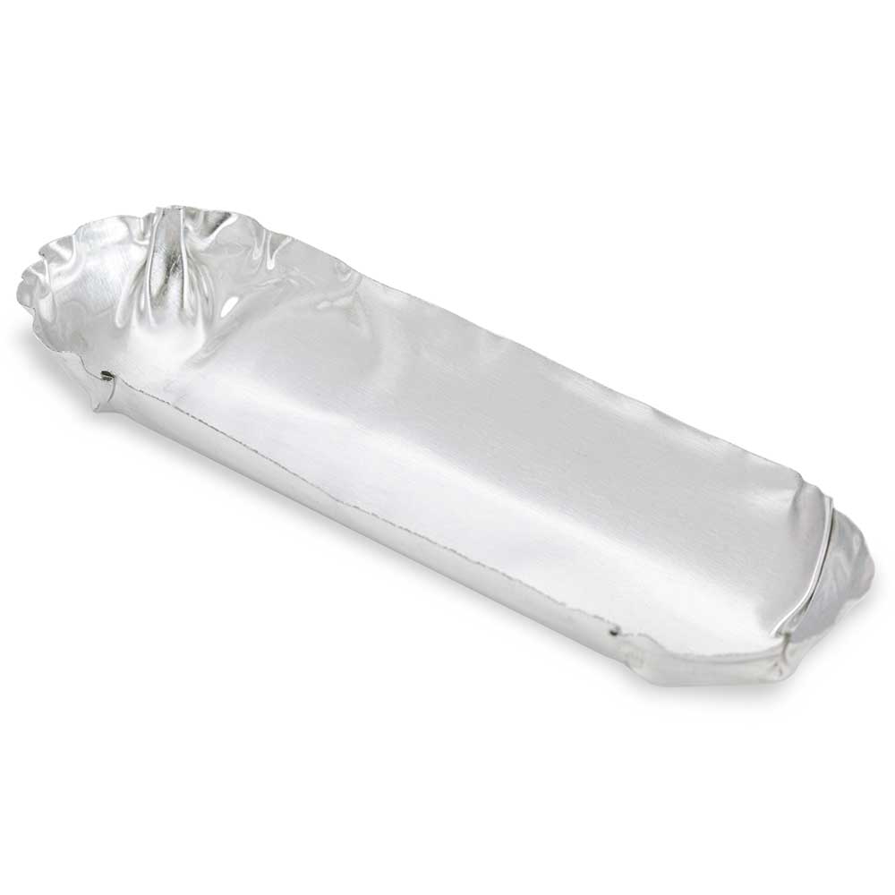 Globe Scientific 8329 Aluminum Weigh Dish U Round 65 L x 18W x 9mmH 10ml