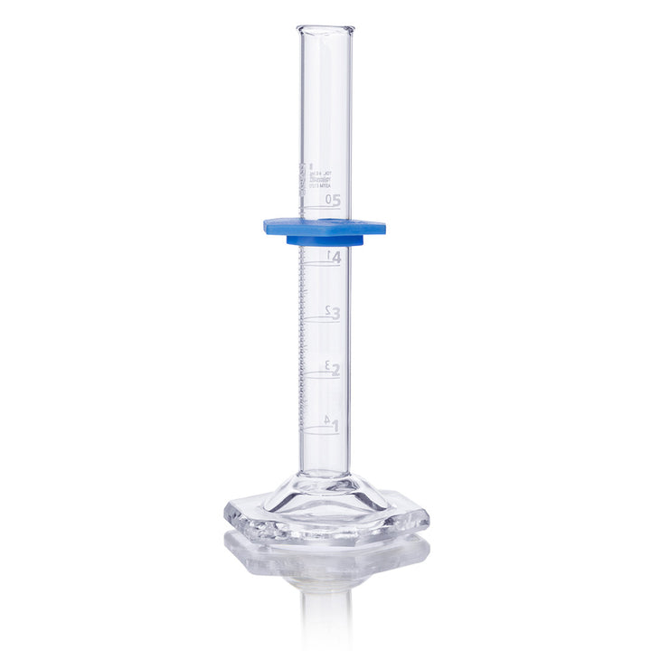 Globe Scientific 8330100 Cylinder Graduated Globe Glass 100mL Class B To Deliver (TD) Dual Grads ASTM E1272 4/Box