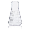 Globe Scientific 8410250 Flask Erlenmeyer Globe Glass 250mL Wide Mouth Dual Graduations ASTM E1404 12/Box