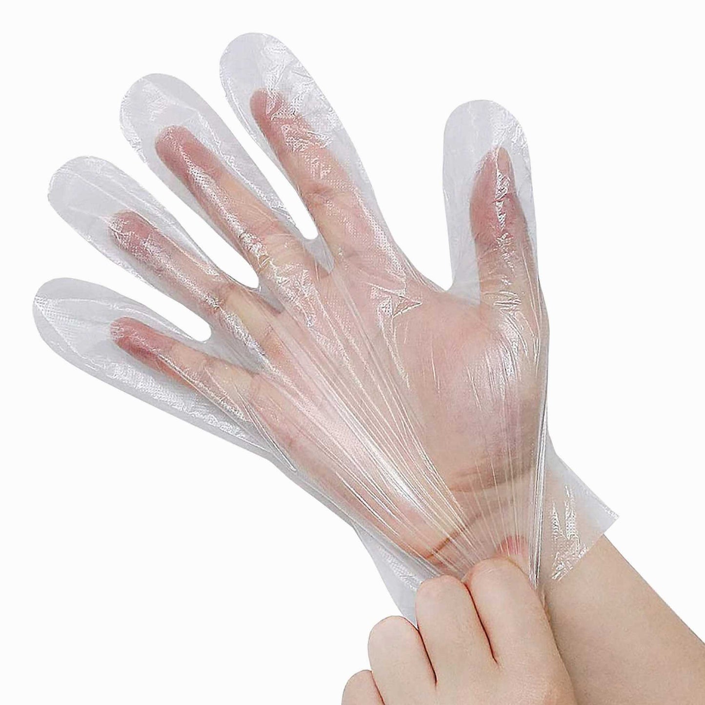 AbilityOne 8415016922644 Gloves Food Service Stretch Hybrid Lightweight Disposable Clear Large Bx/200