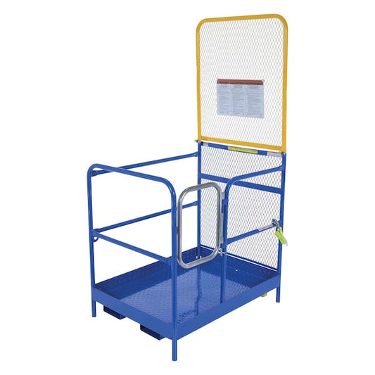 Vestil WP-3648-84B Work Platform w/84" Expand Back, 36x48, 33-3/8 in. W, 45-3/8 in. D, 1,000 lb. Load Capacity