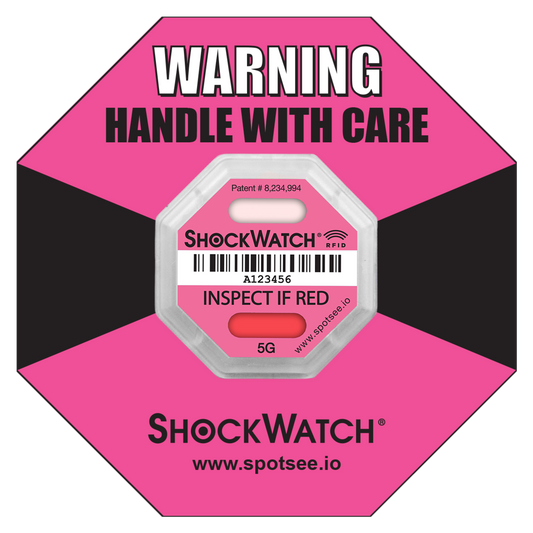 SpotSee SWRFID-5G ShockWatch RFID 5G (Pink)