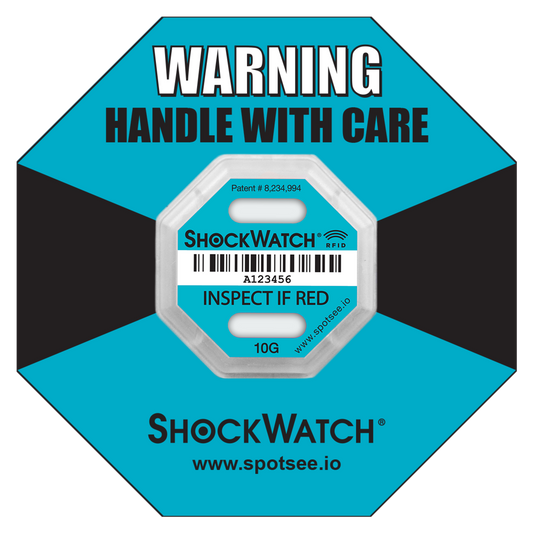 SpotSee SWRFID-10G ShockWatch RFID 10G (Teal)