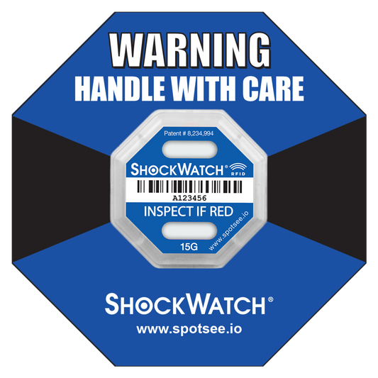 SpotSee SWRFID-15G ShockWatch RFID 15G (Blue)