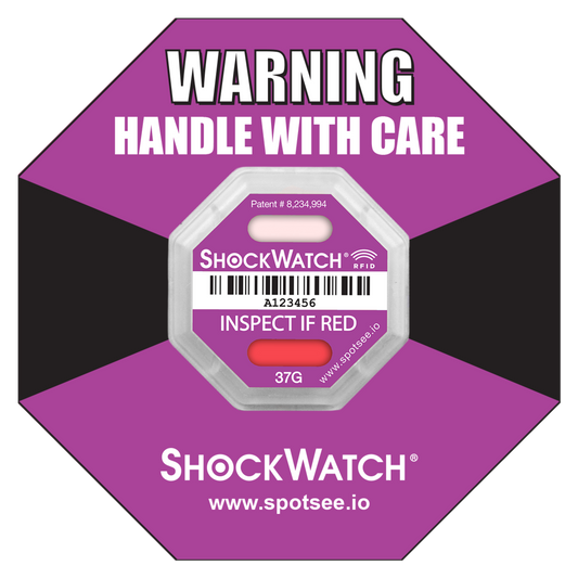 SpotSee SWRFID-37G ShockWatch RFID 37G (Purple)