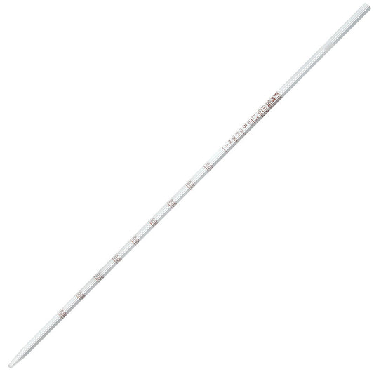 Globe Scientific 8510000 Pipette Serological Globe Glass Reusable 0.1mL To Deliver (TD) 0.01 Graduations White Band ASTM E1044 6/Box