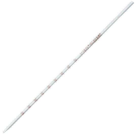 Globe Scientific 8510001 Pipette Serological Globe Glass Reusable 1mL To Deliver (TD) 0.1 Graduations Red Band ASTM E1044 6/Box