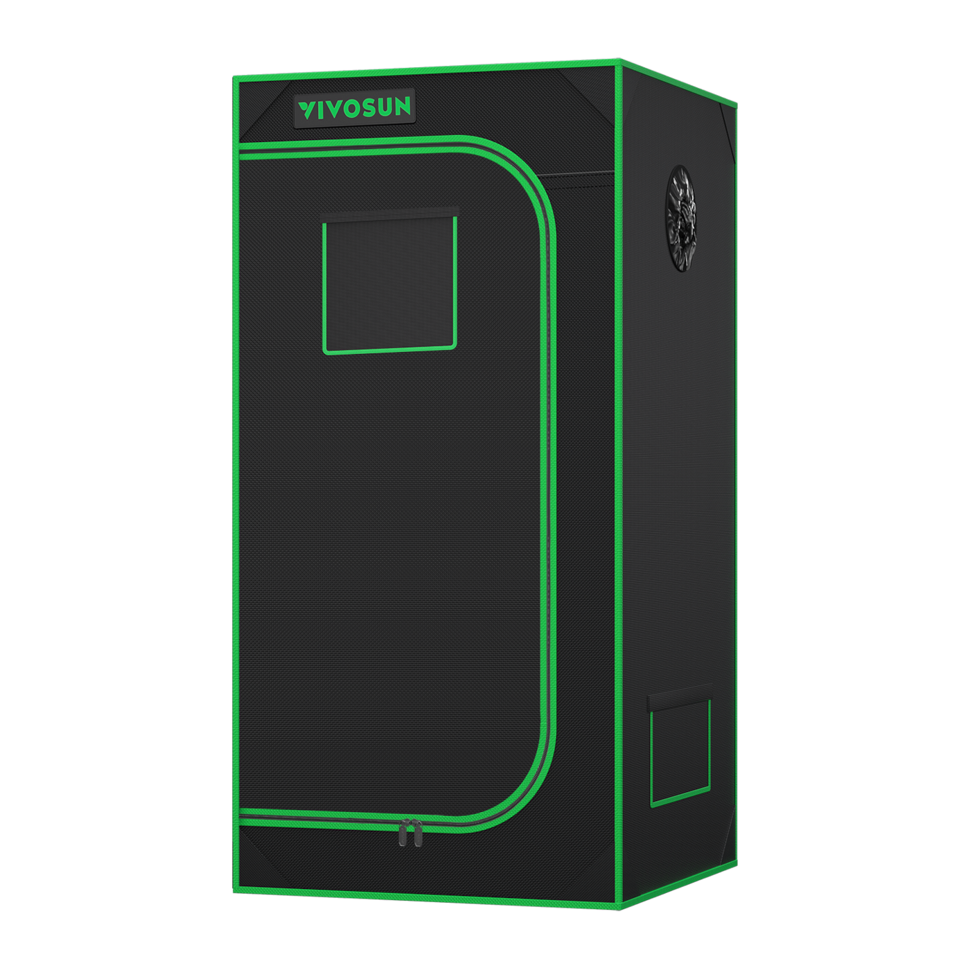 Vivosun Grow Tent 2x2 S224, 1-2 Plants Use, 600D Light-proof Oxford, 24' x 24' x 48', For Indoor Plants Growing