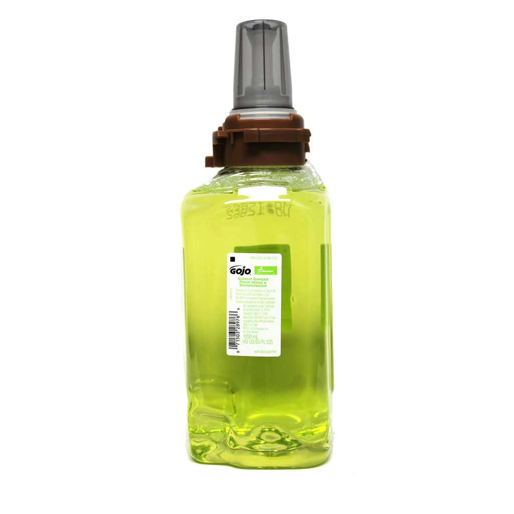 AbilityOne 8520016406481 Refill Hand Soap/Shower Wash Foam Ginger Fragrance Green Advanced Green Certified 1250 Ml