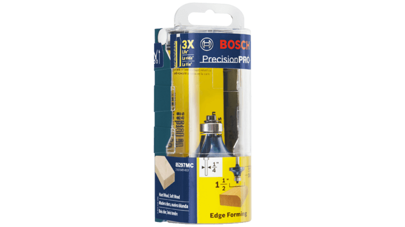 Bosch 85297MC 1/2 In. X 11/16 In. Carbide-Tipped Roundover Router Bit