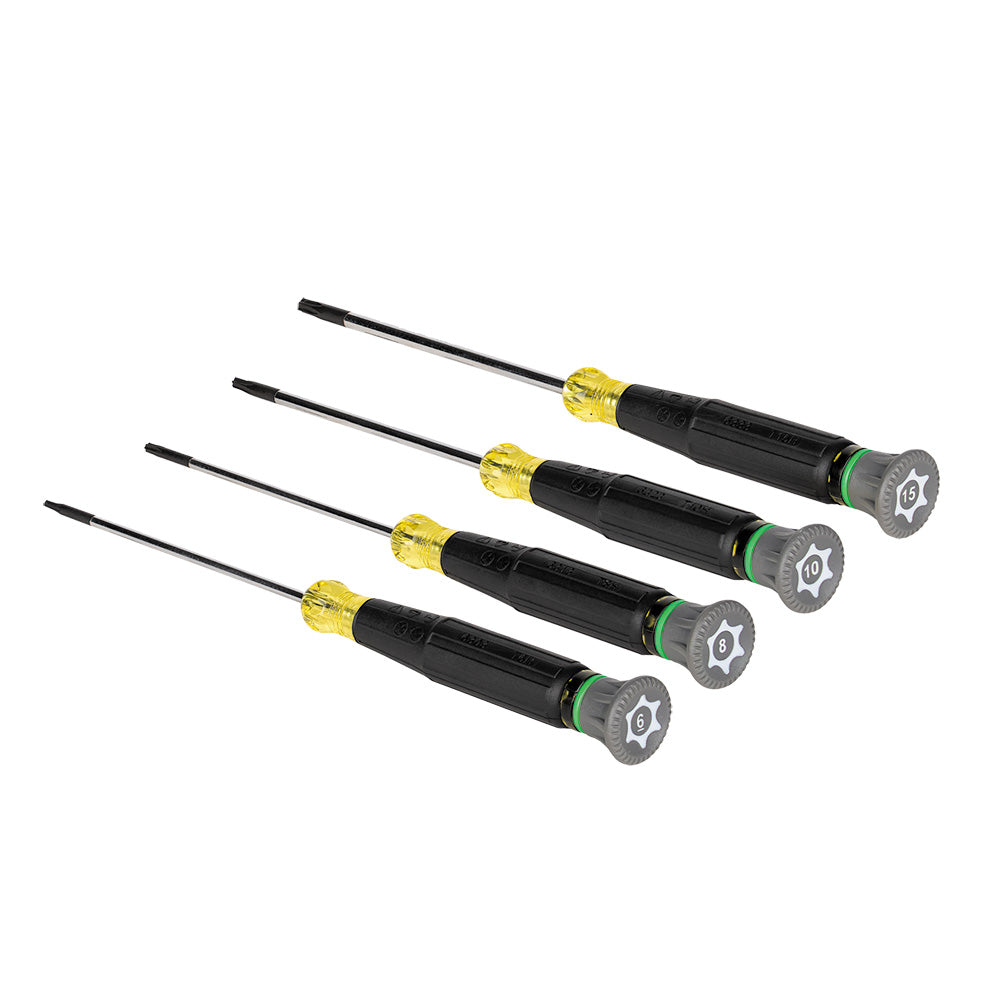 Klein Tools 85616 Precision Screwdriver Set, TORX® 4-Piece