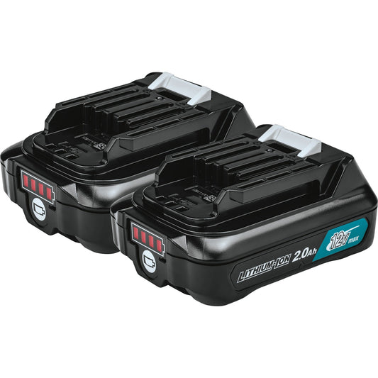 Makita BL1021B-2 12V max CXT® Lithium‘Ion 2.0Ah Battery, 2/pk