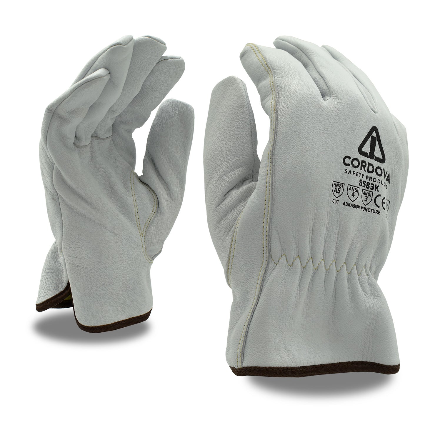 Cordova Safety 8583K3XL Driver, Goatskin, Premium, Cut Resistant, A5