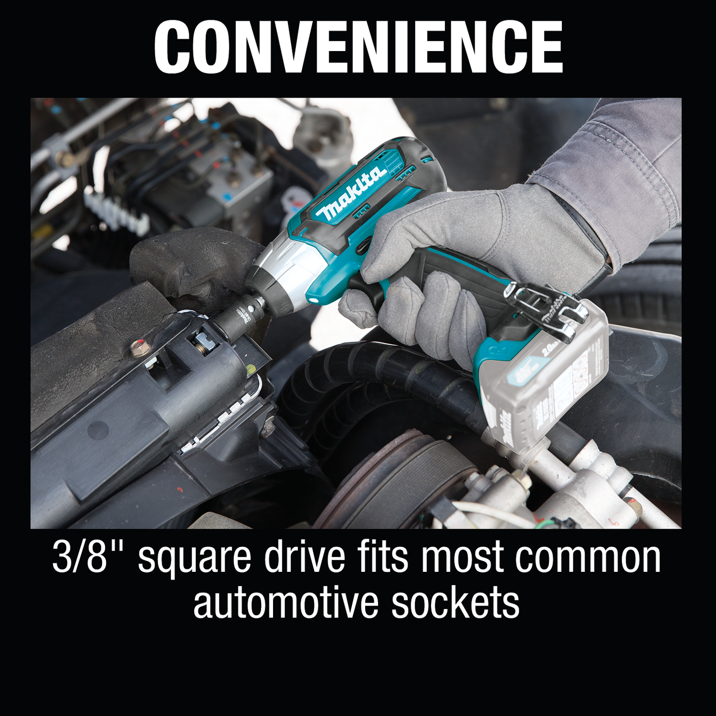 Makita WT02Z 12V Max Cxt® Lithiumion Cordless 3/8" Sq. Drive Impact Wrench, Tool Only