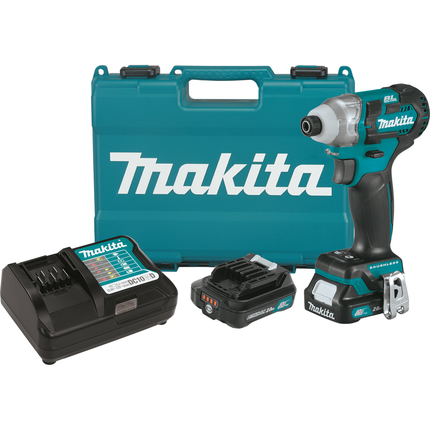 Makita DT04R1 12V max CXT® Lithium‘Ion Brushless Cordless Impact Driver Kit (2.0Ah)