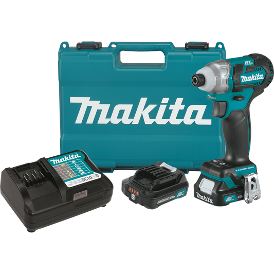 Makita DT04R1 12V max CXT® Lithium‘Ion Brushless Cordless Impact Driver Kit (2.0Ah)