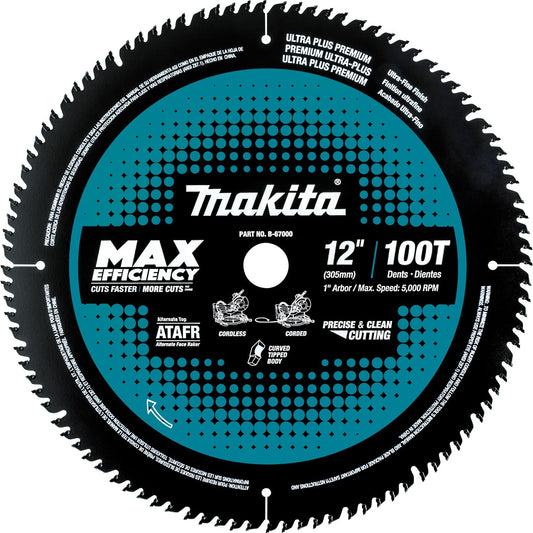 Makita B-67000 12" 100T Carbide‘Tipped Max Efficiency Miter Saw Blade