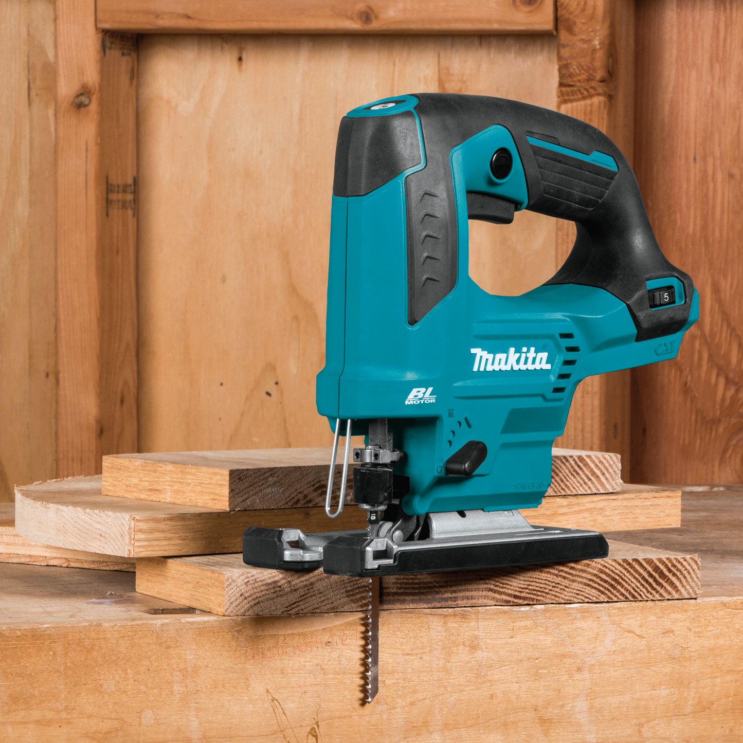 Makita VJ06Z 12V max CXT® Lithium‘Ion Brushless Cordless Top Handle Jig Saw, Tool Only