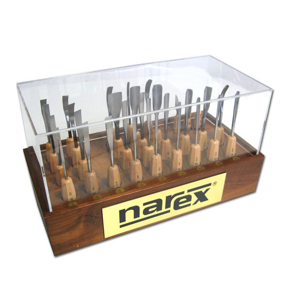 Narex Tools 877502 Set Of Carving Tools Standard In Wooden Showcase 31pcs