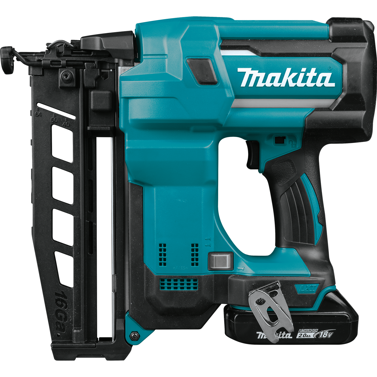 Makita XNB02RJ 18V Lxt® Lithiumion Cordless 21/2" Straight Finish Nailer Kit, 16 Ga.