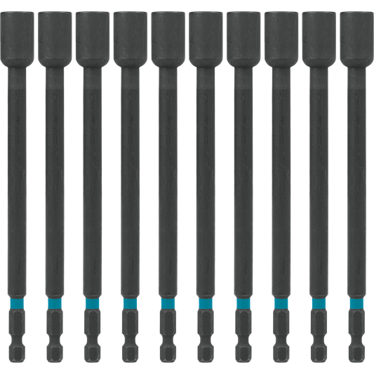 Makita A-99471 ImpactX, 3/8³ x 6³ Magnetic Nut Driver, 10/pk, Bulk