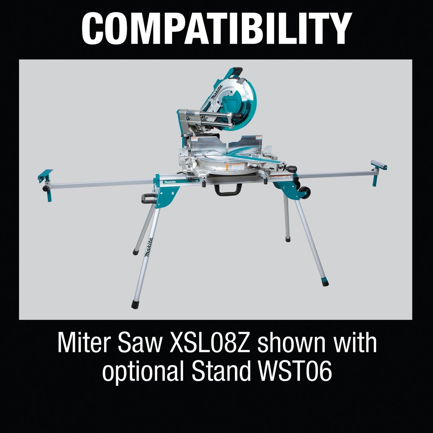 Makita XSL08Z 36V (18V X2) LXT® Brushless 12" Dual‘Bevel Sliding Compound Miter Saw, AWS® Capable and Laser, Tool Only