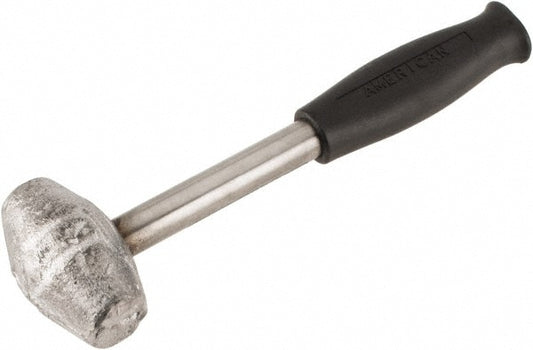 American Hammer AM3PBCG Non-Marring Hammer, 3 lb, 1-1/4" Face Dia, Lead Alloy Head