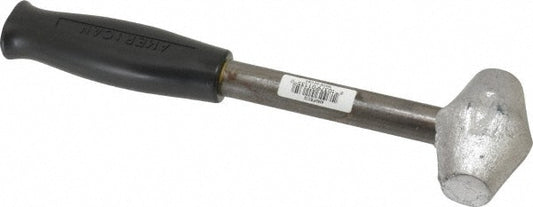 American Hammer AM2PBCG Non-Marring Hammer, 2 lb, 1" Face Dia, Lead Alloy Head