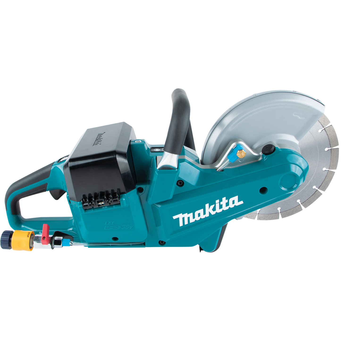 Makita XEC01PT1 36V (18V X2) LXT® Brushless 9" Power Cutter Kit, with AFT®, Electric Brake, 4 Batteries (5.0 Ah)