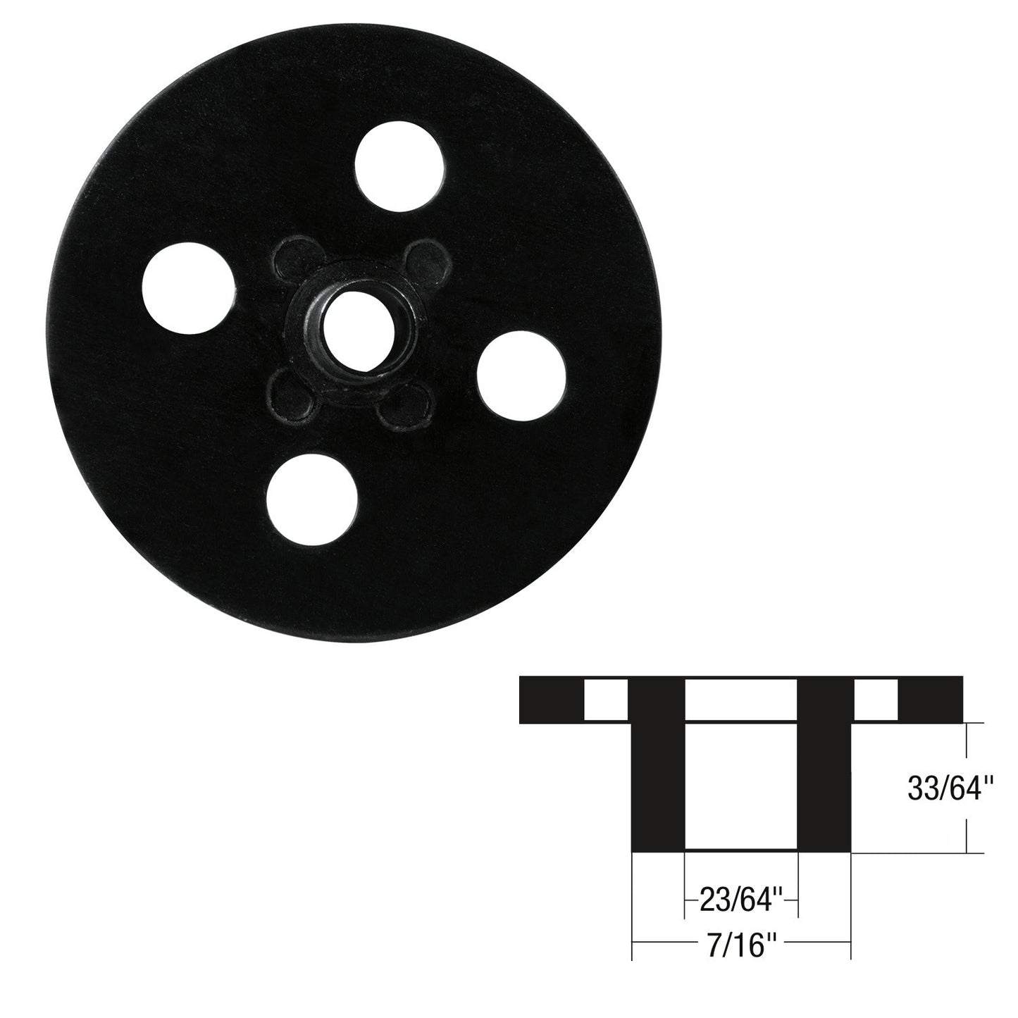 Makita 164775-6 Template Guide 7/16"