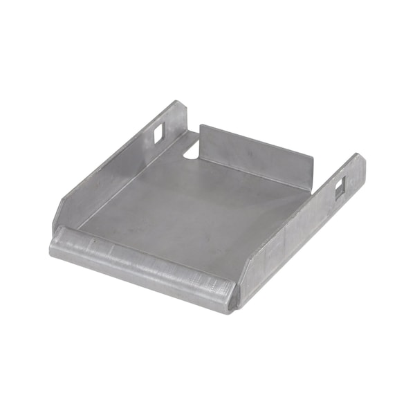 Vestil CST-CP-S-400X412 Steel Caster Pad 4 In. x 4-1/2 In. Top Plate Gray