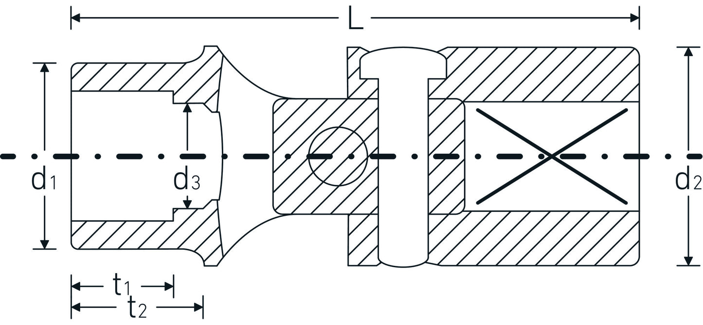 Stahlwille 3040017 53 17 Flex Sockets