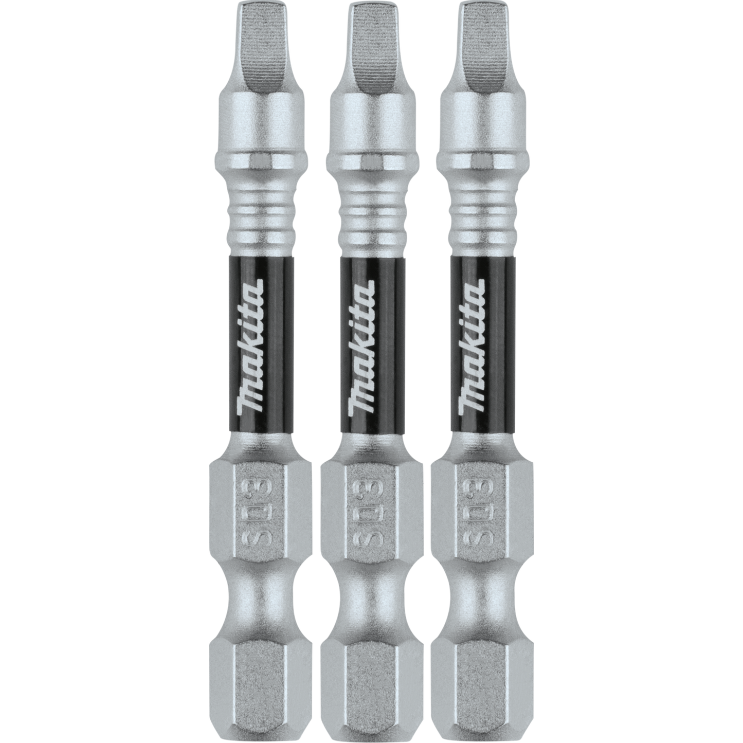 Makita E-00810 Impact XPS® #3 Square 2" Power Bit, 3/pk