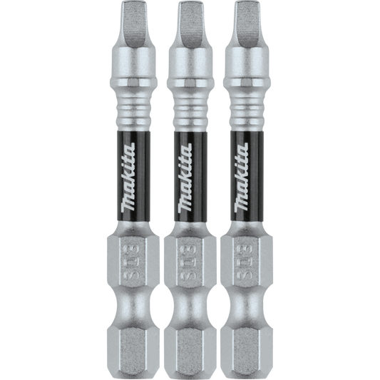 Makita E-00810 Impact XPS® #3 Square 2" Power Bit, 3/pk