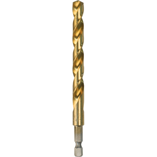 Makita D-23949 3/8" Titanium Coated Drill Bit, 1/4" Hex Shank