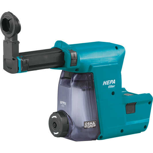 Makita DX06 Dust Extractor Attachment with HEPA Filter Cleaning Mechanism