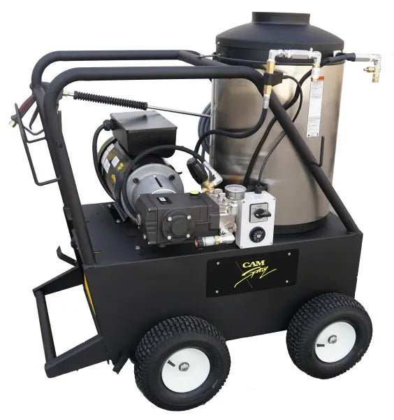 CAM Spray 3050QE Portable Diesel Fired Electric Powered 5 gpm, 3000 psi Hot Water Pressure Washer