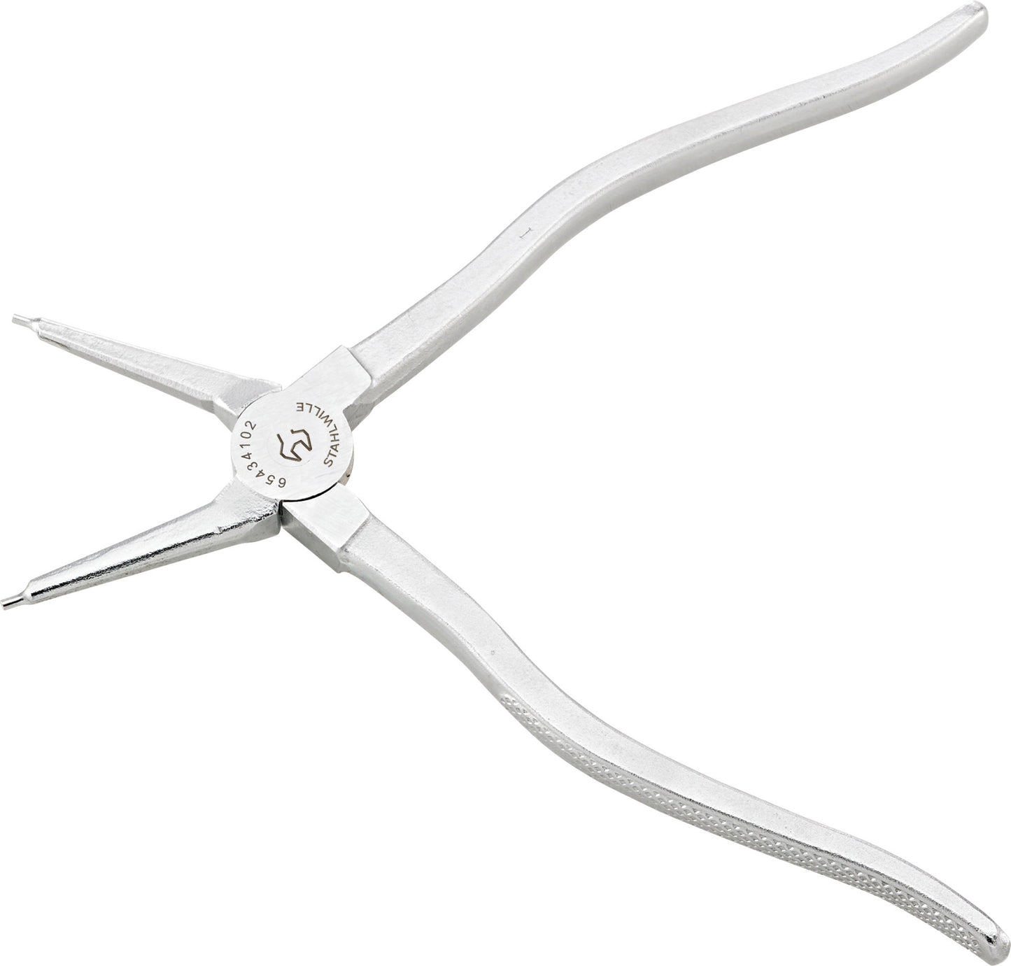 Stahlwille 65434102 6543 SICHERUNGSRINGZANGE VERCHR., KAR. GRIFF J 2 Circlip Pliers For Internal Circlips