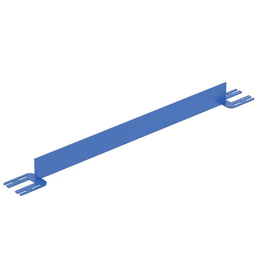 Vestil VDKR-4-TB-BL TOEBOARD FOR PIPE SAFETY RAILING 48 INCHES BLUE