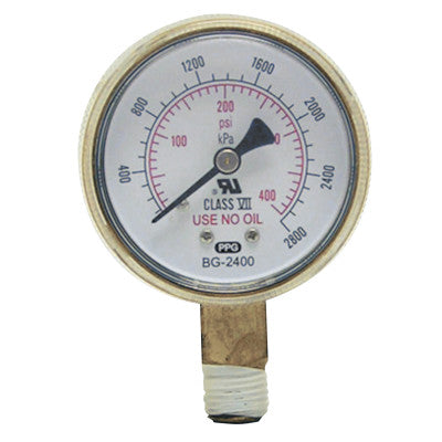 Best Welds B25400 Bw 2-1/2X400 Brass Replacement Gauge