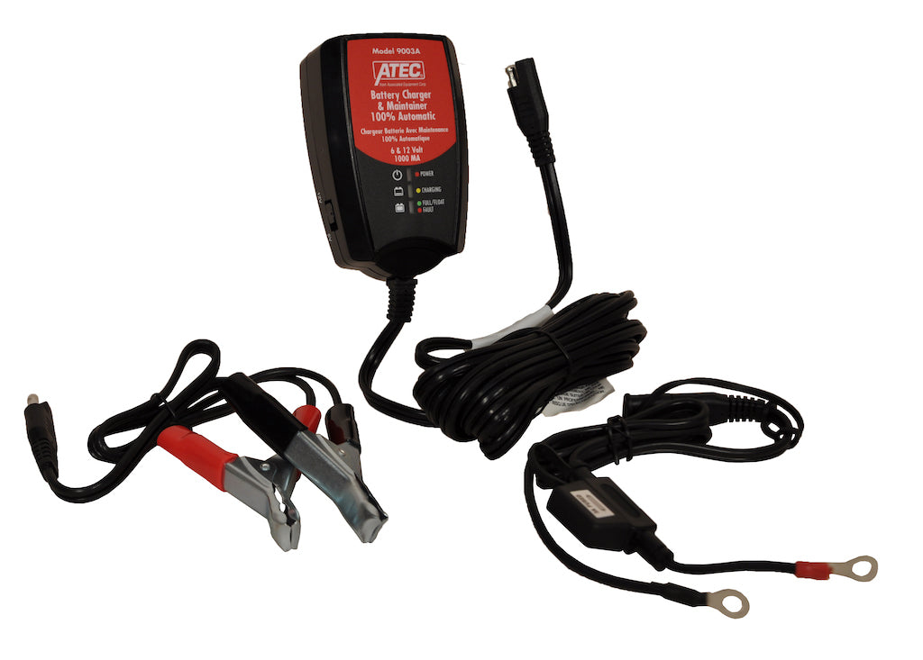 Associated Equipment 9003A Atec Switch Mode Automatic Battery Charger,Cec, 6/12V 1000Ma