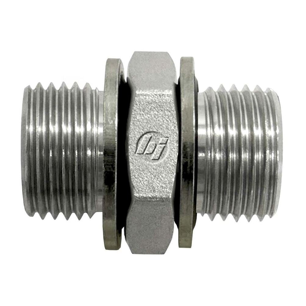 Brennan 9022-04-02-BS 04MBSPP-02MBSPP Hex Nipple With Bonded Seals