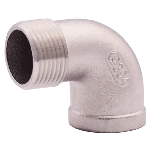 Legend Valves 404-049 2-1/2" 304 Stainless Steel 90° Street Elbow