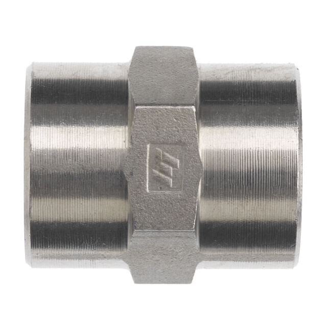 Brennan 9034-32-32-SS 32FBSPT-32FBSPT Straight Coupling Stnls