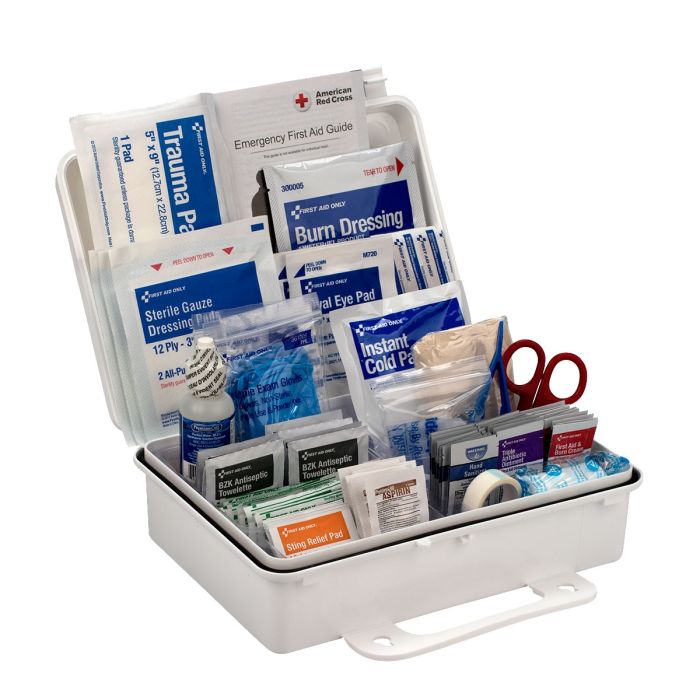 First Aid Only 90563 25 Person First Aid Kit, ANSI 2015 Class A+, Plastic Case